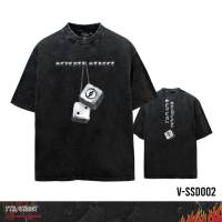 7th Street Oversize Vintage (สกรีน2หน้า) ผ้าCotton Comb ฟอกซีดสไตล์วินเทจ ฟอกแบบตัวต่อตัวขึ้นริ้วตามตะเข็บฟอกจากเสื้อCotton แท้100% นุ่ม ระบายความร้อน ผ้าหนากำลังดีใส่แล้วอยู่ทรงไม่มีย้วย แพทเทิร์นสไตล์ยุค90‘s ทรงคอฟิต คอหนาดูเนี้ยบ แขนยาวถึงศอก รุ่นV-SSD