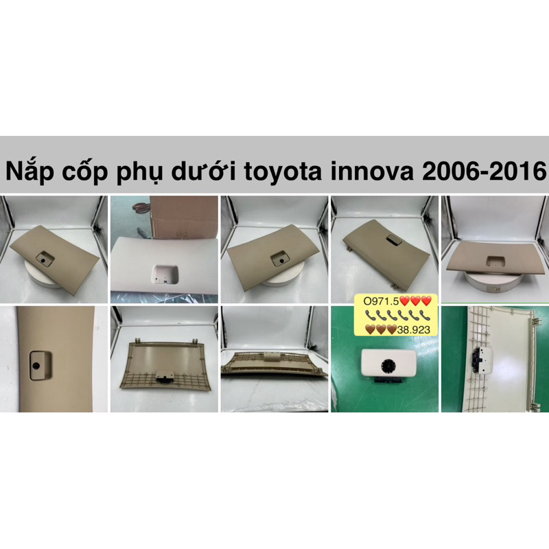 Nắp cốp phụ dưới toyota innova 2006-2016
