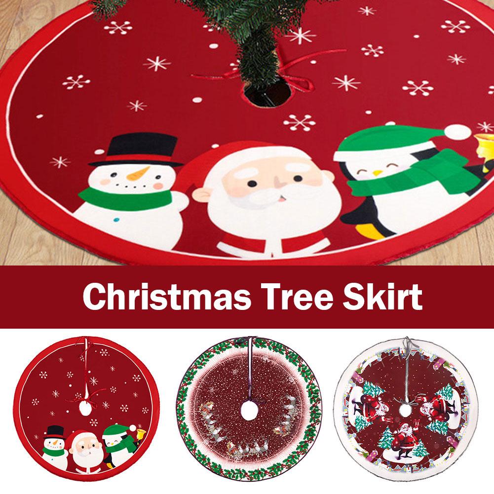 60/70cm váy cây thông Noel Santa Claus Cây giáng sinh Bìa năm trang trí Cây đồ thất giáng trí mới trang nội sinh dưới nhà U9E0