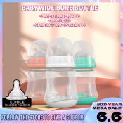 Baby Bottle Set - Wide Neck Feeding Bottles