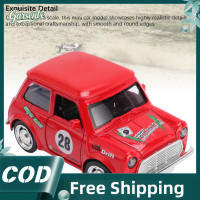 Garsentx VBESTLIFE Mini Car Model 1:36 Pullback Toy Vehicle with Opening Doors Vintage Classic Car Toys Cake Decoration for Collection Display (Red)