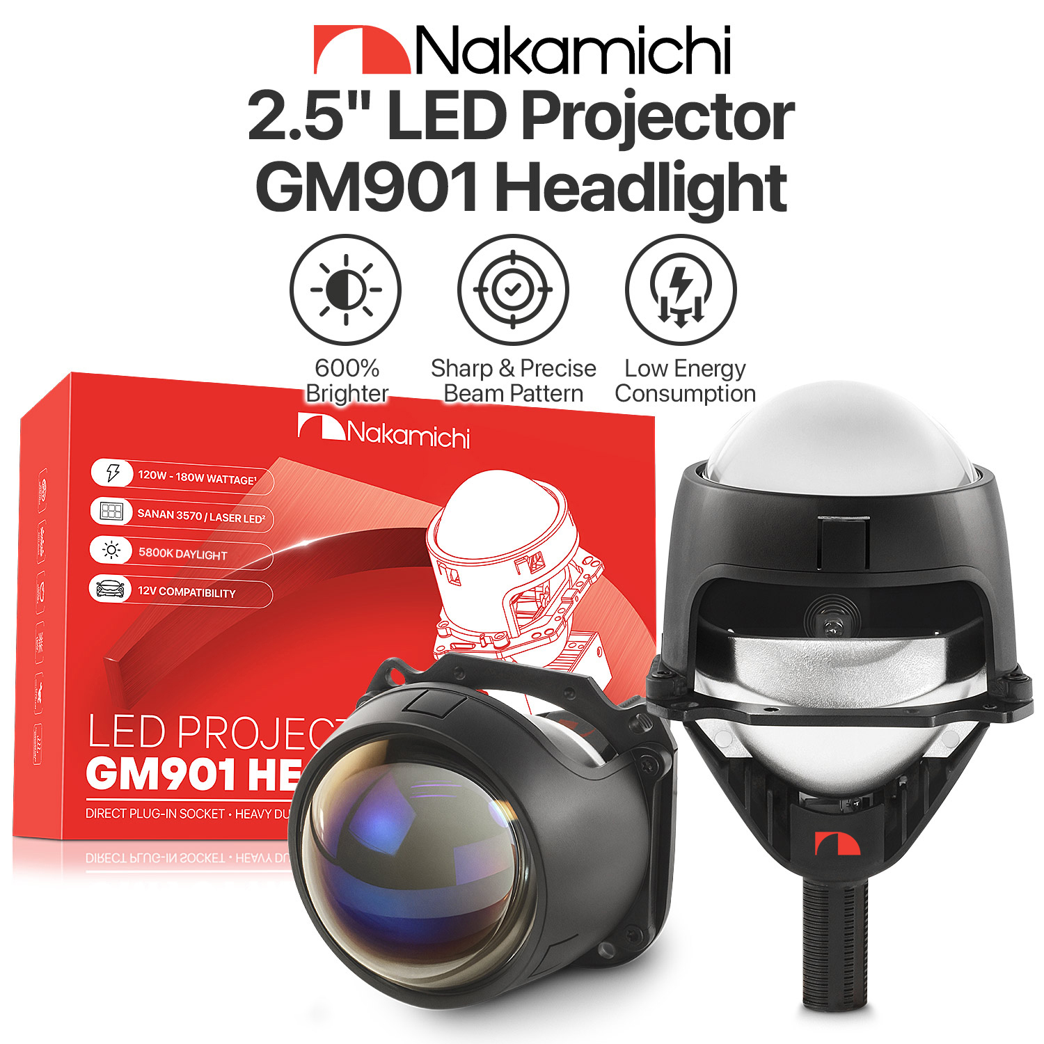 H10 LED-lampen Osram Night Breaker SMART - Straatlegaal 9145DWNBSM-2HB