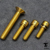 Titanium Roval Rapide Cockpit Upgrade Kit | Integrated Handlebar Dropbar Computer Mount bolt | Grade 5 Titanium Screw