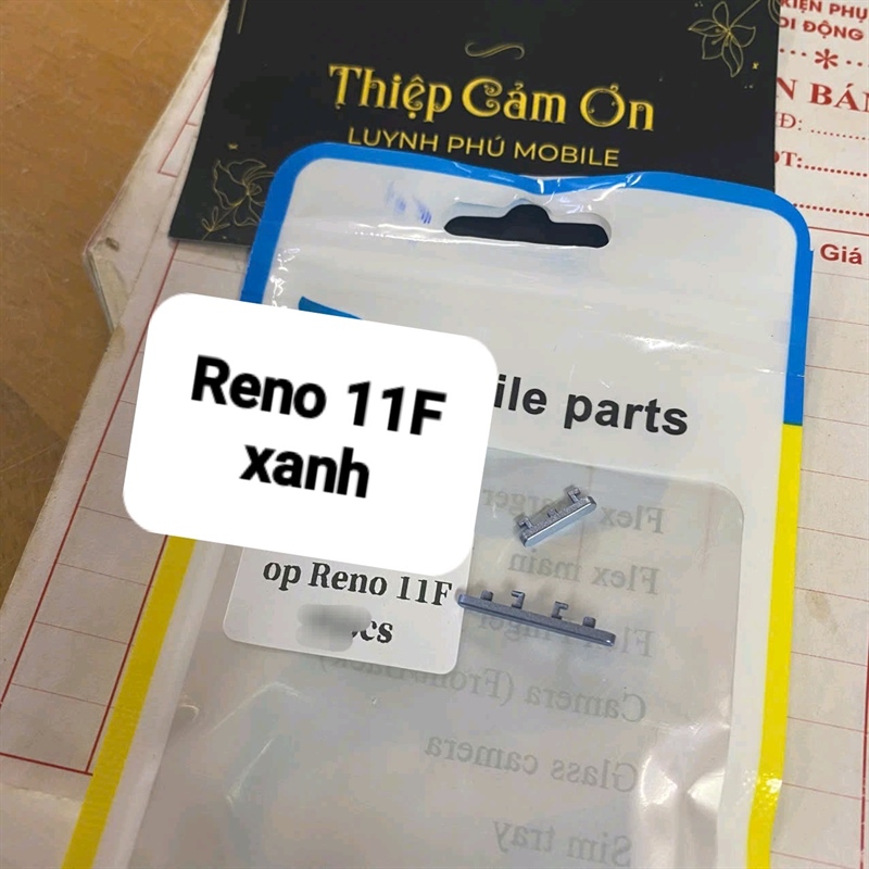Nút nhựa nguồn âm lượng oppo reno 11F
