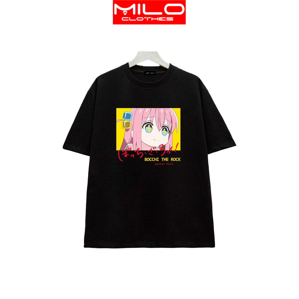 Round Anime T Shirt, Half Sleeves, Printed