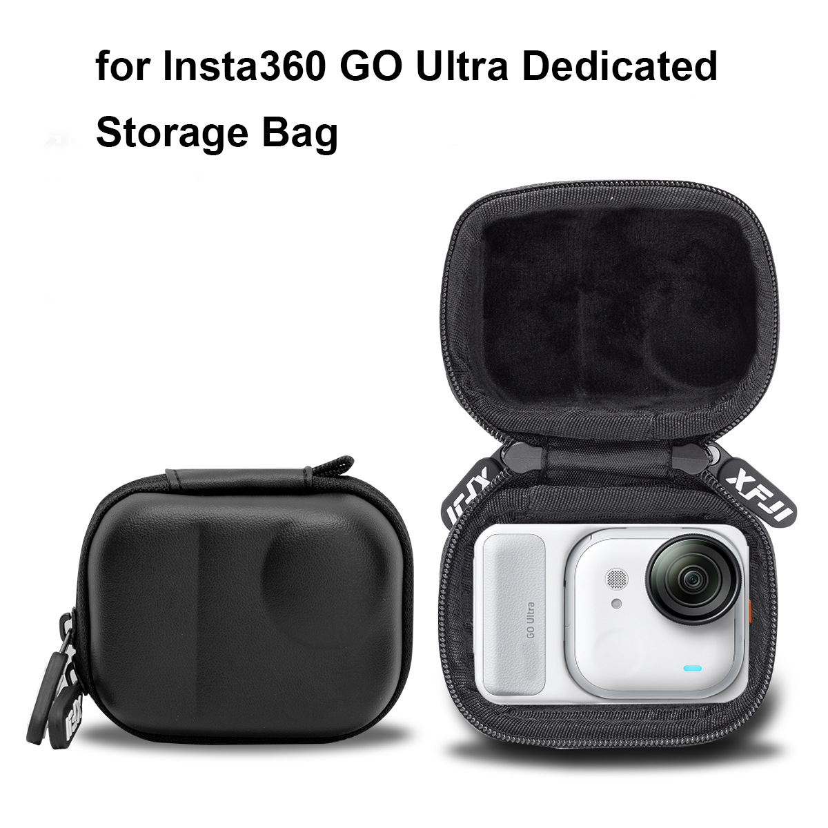Honbobo Hoes voor Insta360 GO Ultra, Draaghoes Beschermende Tas Opbergtas Accessoires voor Insta360 GO Ultra