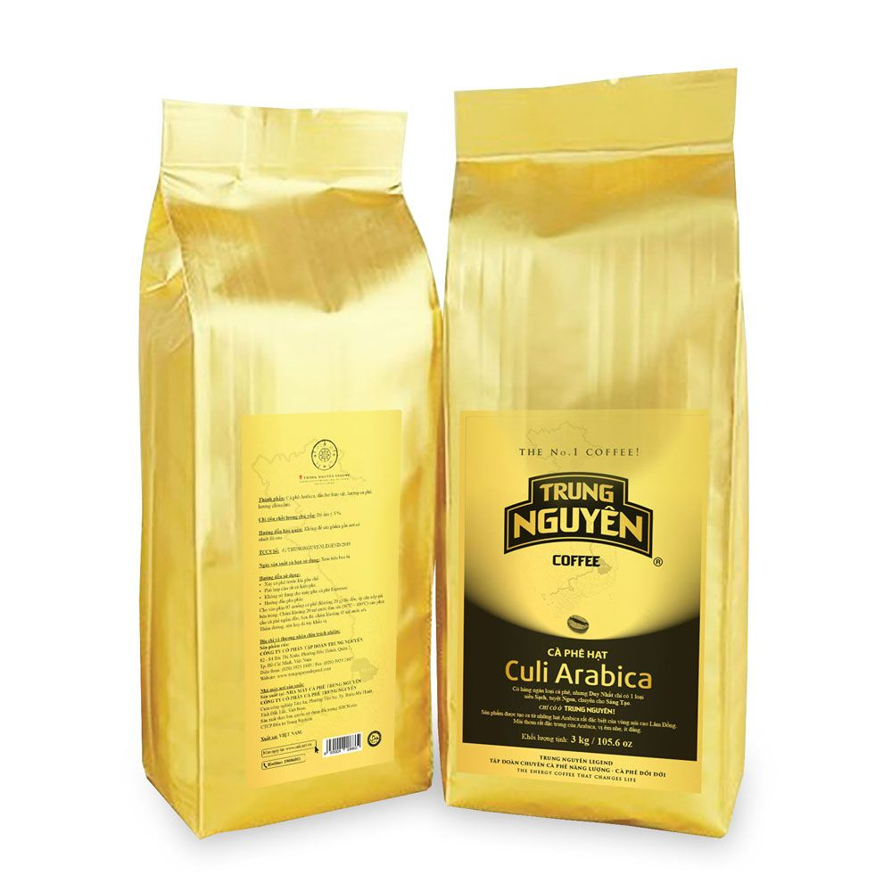 Cà phê hạt trung nguyên culi arabica sẻ