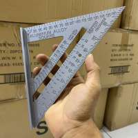 Siku Tukang Multifungsi 7 inch - Penggaris Siku Segitiga Ukuran 7 Inchi Penggaris Sudut Speed Square Termurah