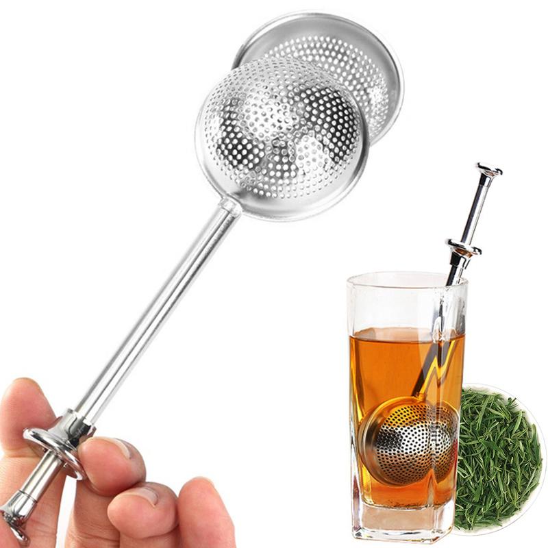 Bóng lưới lọc trà cho trà sợi mắt lưới inox Bộ lọc trà dài xử lý trà dốc tái sử dụng trà khoảng thời gian khuếch tán trà khoảng thời gian khuếch tán dài xử lý trà dốc nrhome