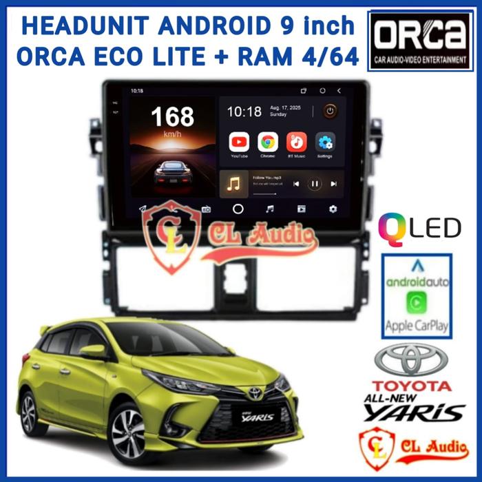 HEAD UNIT ORCA ECO LITE PLUS 9 INCH TOYOTA NEW YARIS /VIOS 2014-2017-desshop99 Giá 2,575,000 Đồng*Miễn phí vận chuyển