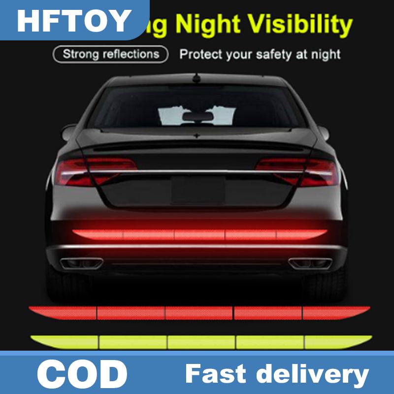 HFTOY 90cm phản quang xe DECAL cảnh báo an toàn phản xạ băng dán xe chống va chạm cảnh báo phản xạ sticker tự động phụ kiện Giá 27,702 Đồng*Miễn phí vận chuyển