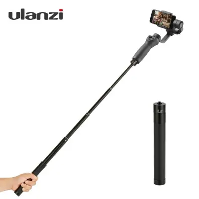 ULANZI Aluminum Extension Rod Selfie Stick Pole Monopod for GoPro HERO 9 BLACK 8 7 6 5 4 / DJI OSMO MOBILE 2 POCKET ACTION / ZHIYUN SMOOTH / FEIYU Gimbal Stabilizer