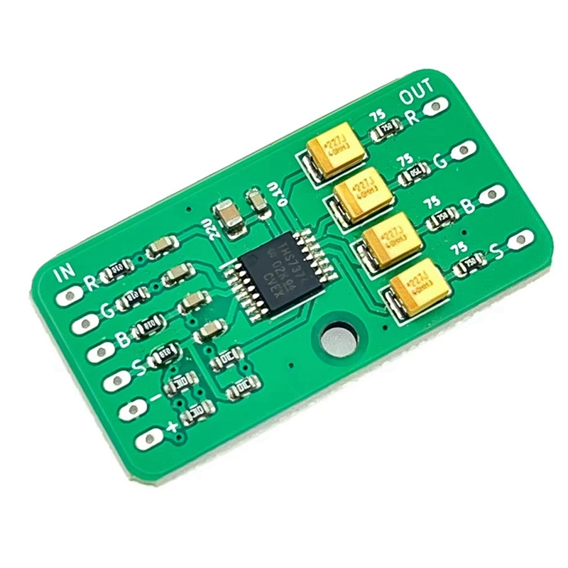 For TurboGrafx-16 Upgraded Board Featuring RGB AMP Vedio Video Amplifier for PC Engine THS7374New Year Special
