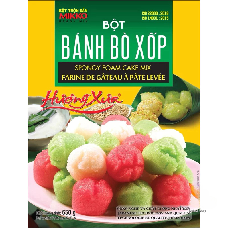 Bột Bánh Bò Xốp Mikko Hương Xưa 650g