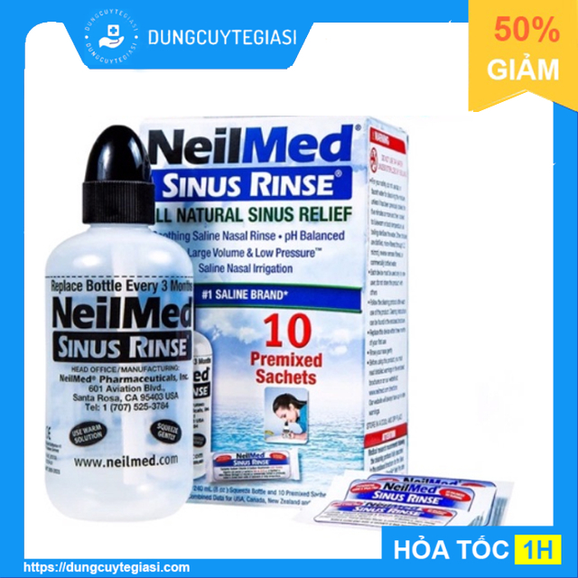 Bình rửa mũi neilmed sinus rinse