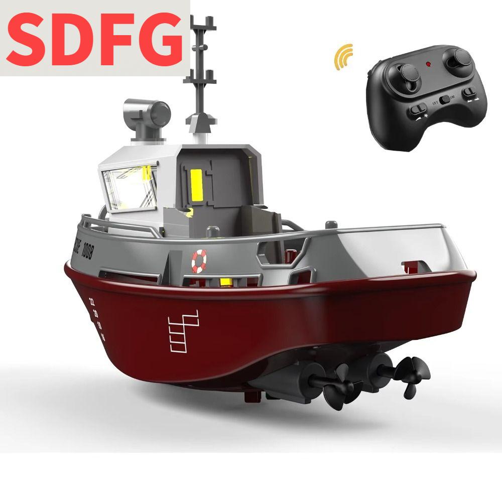 SDFG ขนาด 1:32 เรือลากจูง RC ดูอัล มอเตอร์ ยาน้ำไฟฟ้า เรือควบคุมระยะไกล ของขวัญวันเกิด โมเดลของเล่น เรือ RC ขนาดเล็ก ของขวัญสำหรับเด็ก ราคา 530 บาท*ส่งฟรี