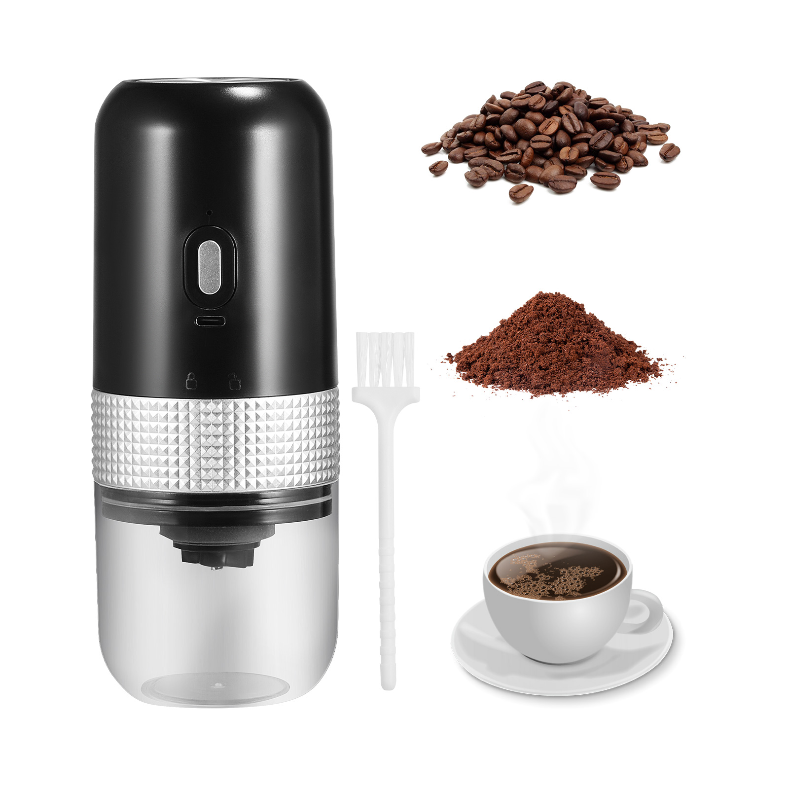 USB Rechargeable Electric Coffee Bean Grinder – Pear & Park