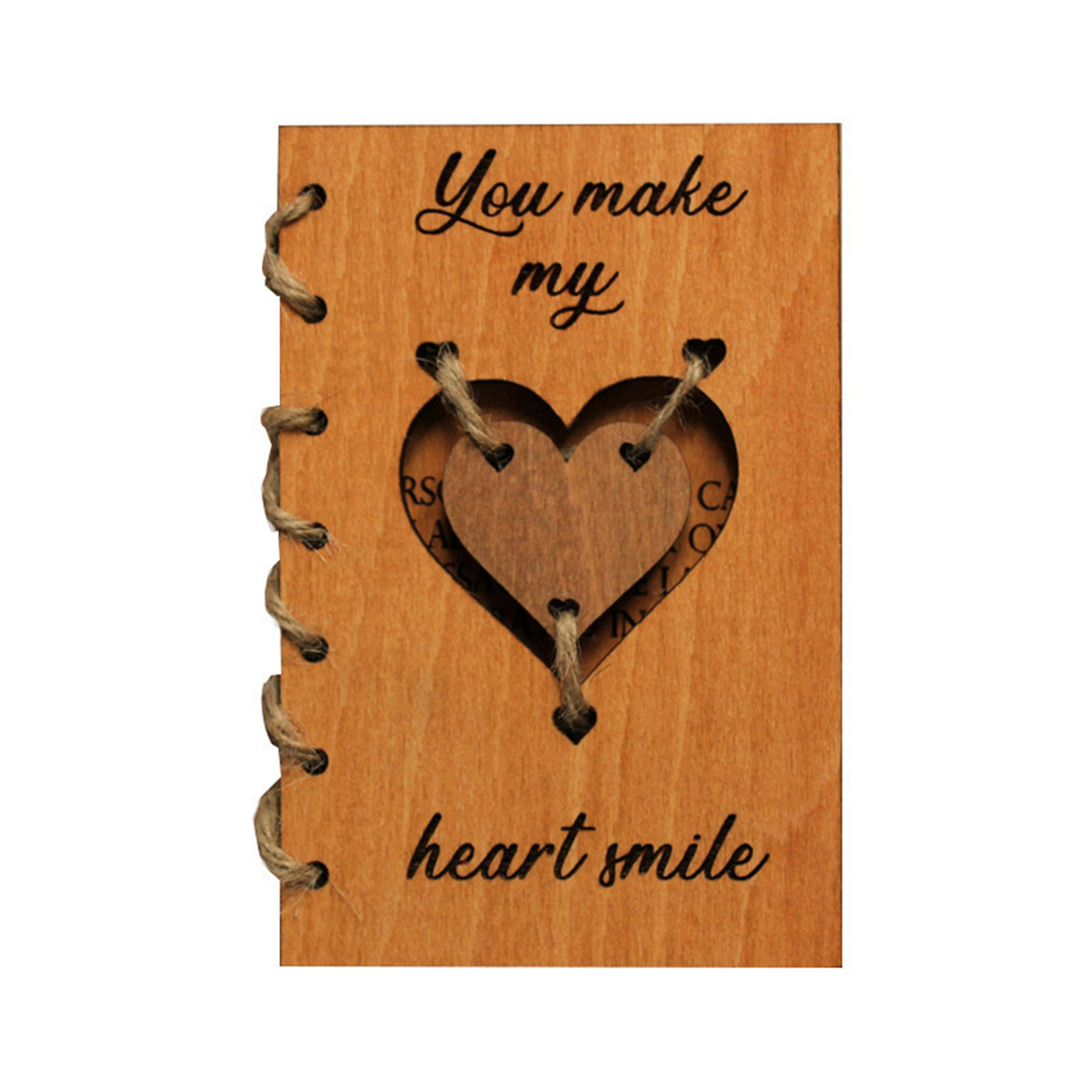NYH Valentine Day Card Unique Valentine Day Card Romantic Wooden Love Card