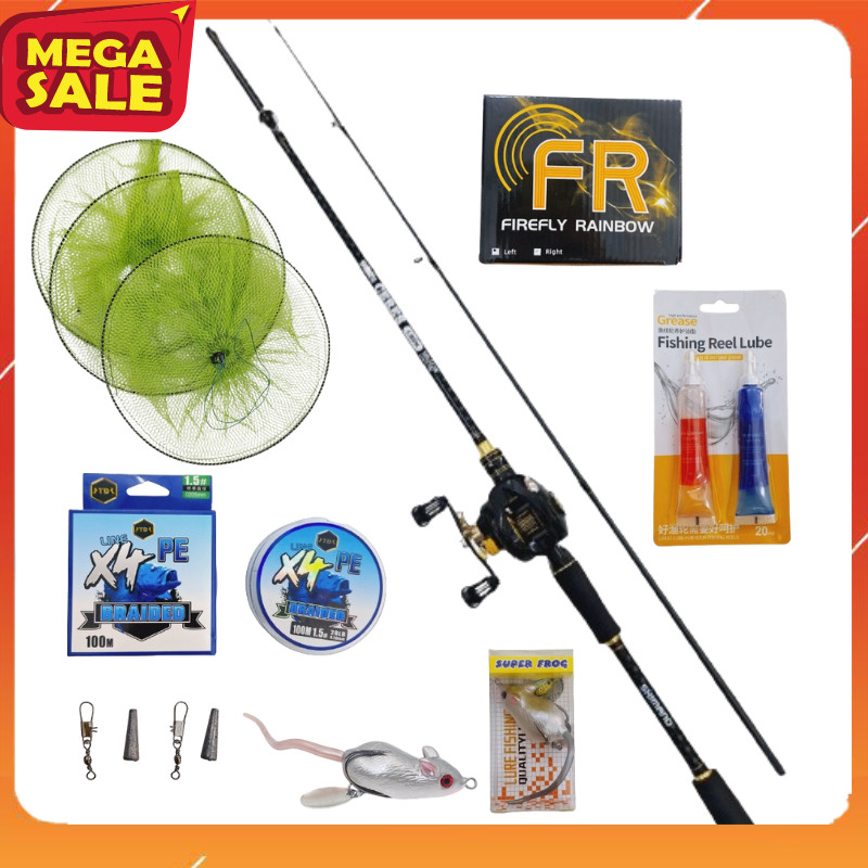 [TẶNG PHỤ KIỆN] Bộ cần câu lure SHIMANO CENRES + Máy Ngang KIM LOẠI tay trái tải tĩnh 5kg- SUMOSTI F