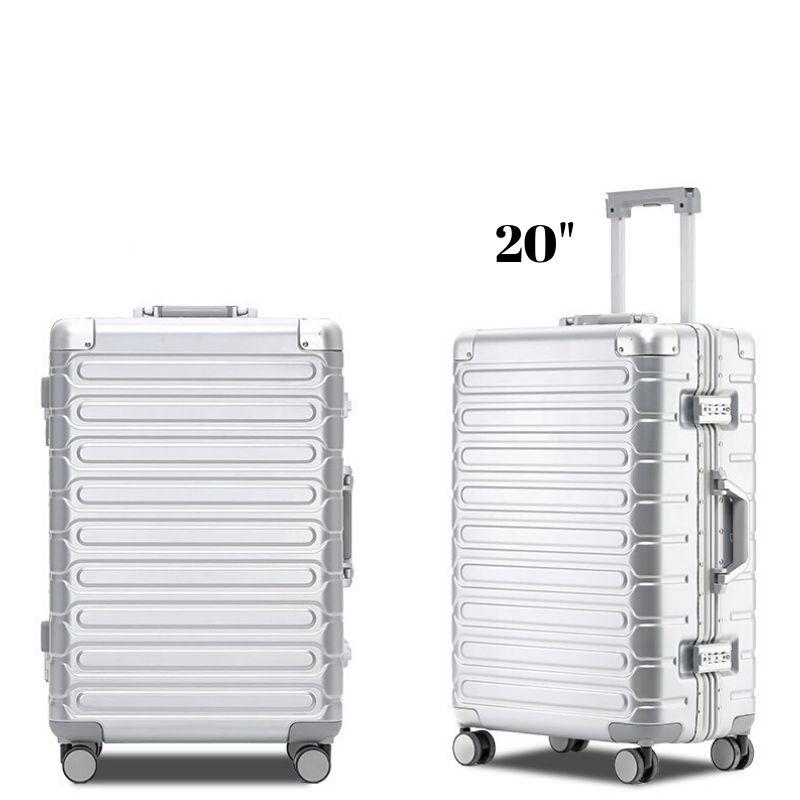 2019 New Aluminium Alloy Frame Travel Luggage case / Cabin Size Suitcase Trolley Bag /20 inch
