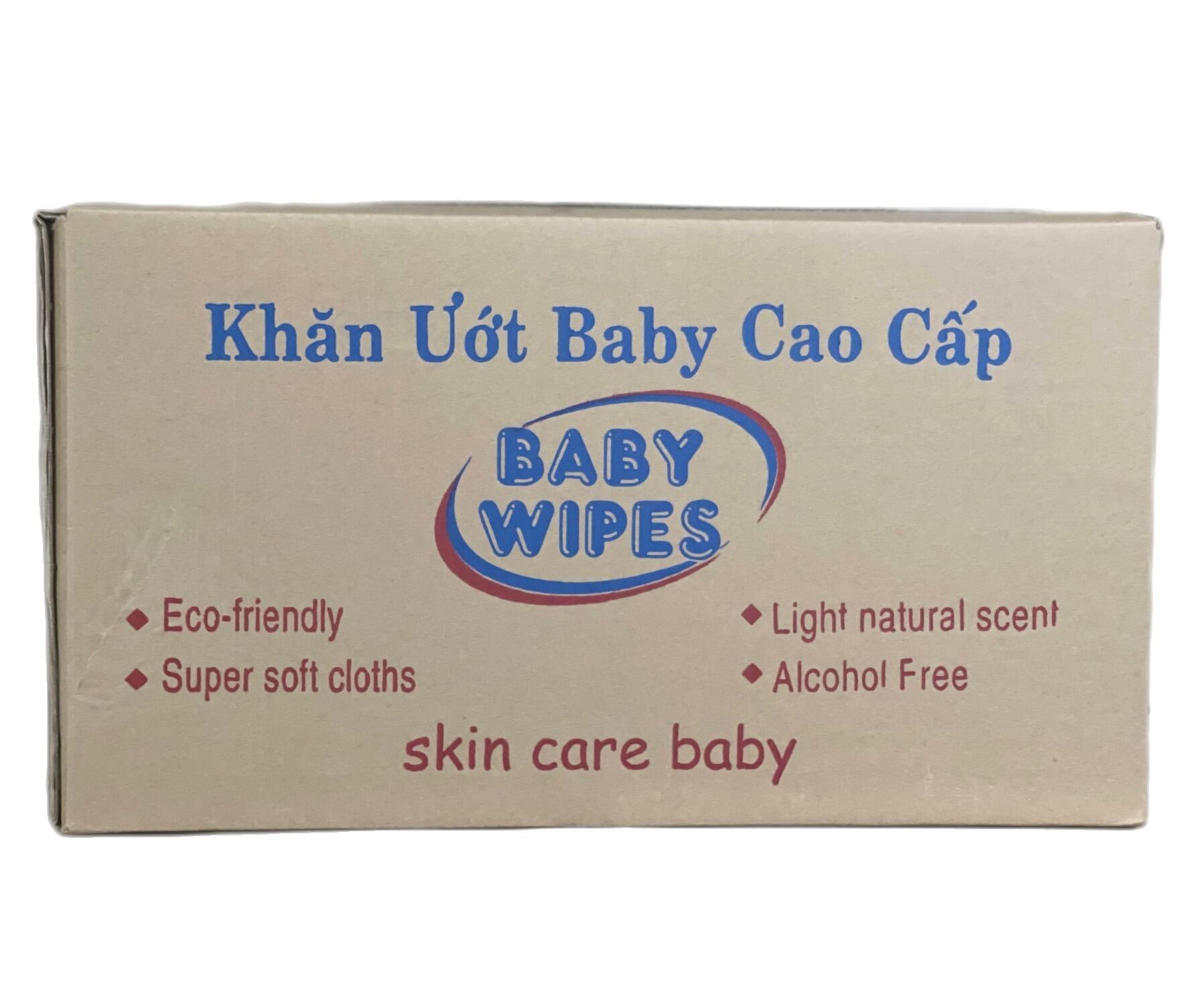 Giá Sỉ 1 thùng khăn giấy ướt em bé baby wiper 80gr  50 cục - An toàn cho bé