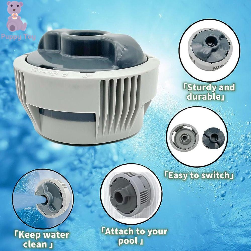 TESDFD Giữ nước sạch Bình Định lượng Clo hóa học Phụ tùng thay thế Thiết thực Bộ lọc clo cho bể bơi Đồ dùng ngoài trời Đa năng Phụ kiện làm sạch hồ bơi Bồn tắm nước nóng