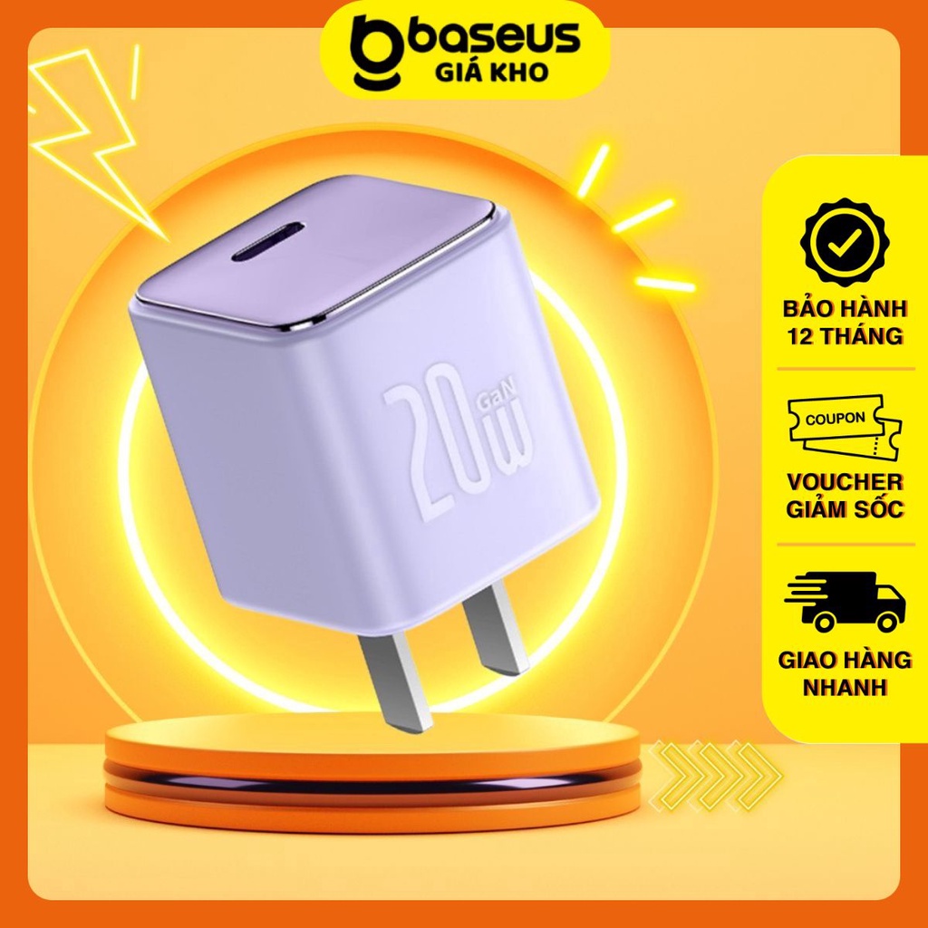 Đầu sạc nhanh baseus gan3 -ccgn02000_