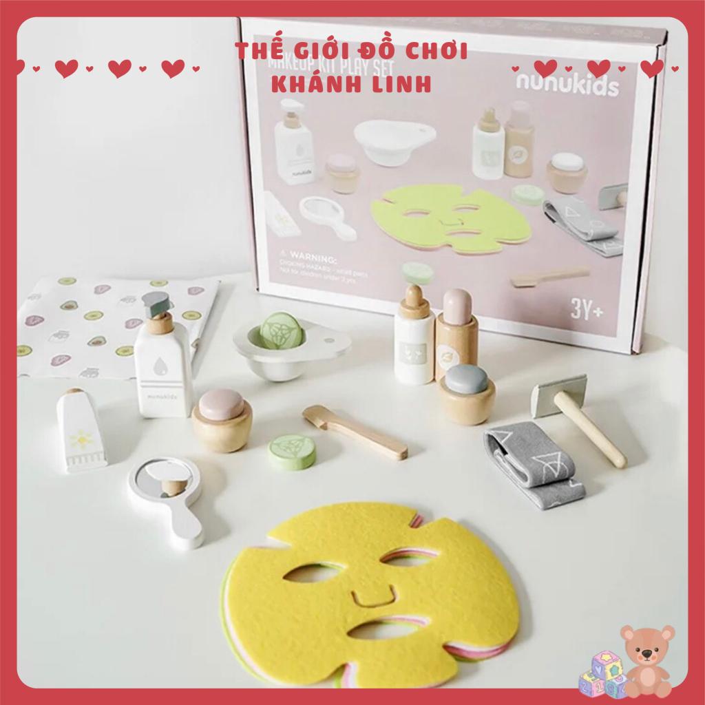 Đồ chơi makeup nunukids bằng gỗ cho bé