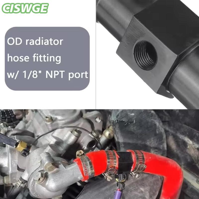 [CISWGE Auto] Đen nước nhiệt độ đo tản nhiệt nhiệt nhiệt độ nước nhiệt độ Doanh Ống Cảm biến 18mm 20mm 22mm 24mm hose Adapter Giá 59,712 Đồng*Miễn phí vận chuyển
