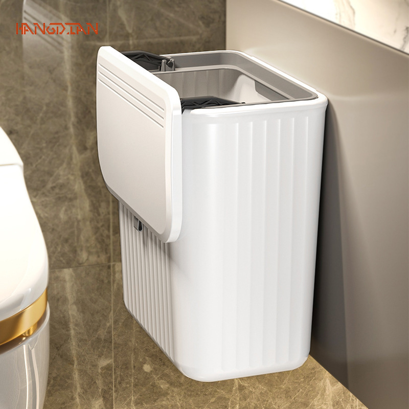 HANGDIAN Thùng Rác Treo tường, phòng tắm, nhà vệ sinh, bếp gia đình, Thùng Lưu Trữ treo, Thùng Rác Treo tường, Thùng vệ sinh có khoảng trống
