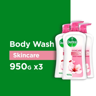 [Bundle of 3] Dettol Skincare Body Wash 950G