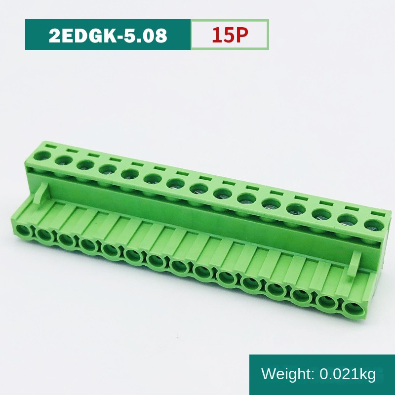 Khối Đầu Nối Tháo Lắp 2EDGK 5.08mm 15P | Tùy chọn Từ 2P-24P – Kết Nối PCB An Toàn, Bền Bỉ