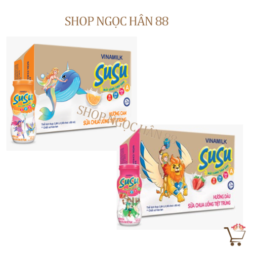 Thùng 48 chai sữa chua susu vinamilk 80ml