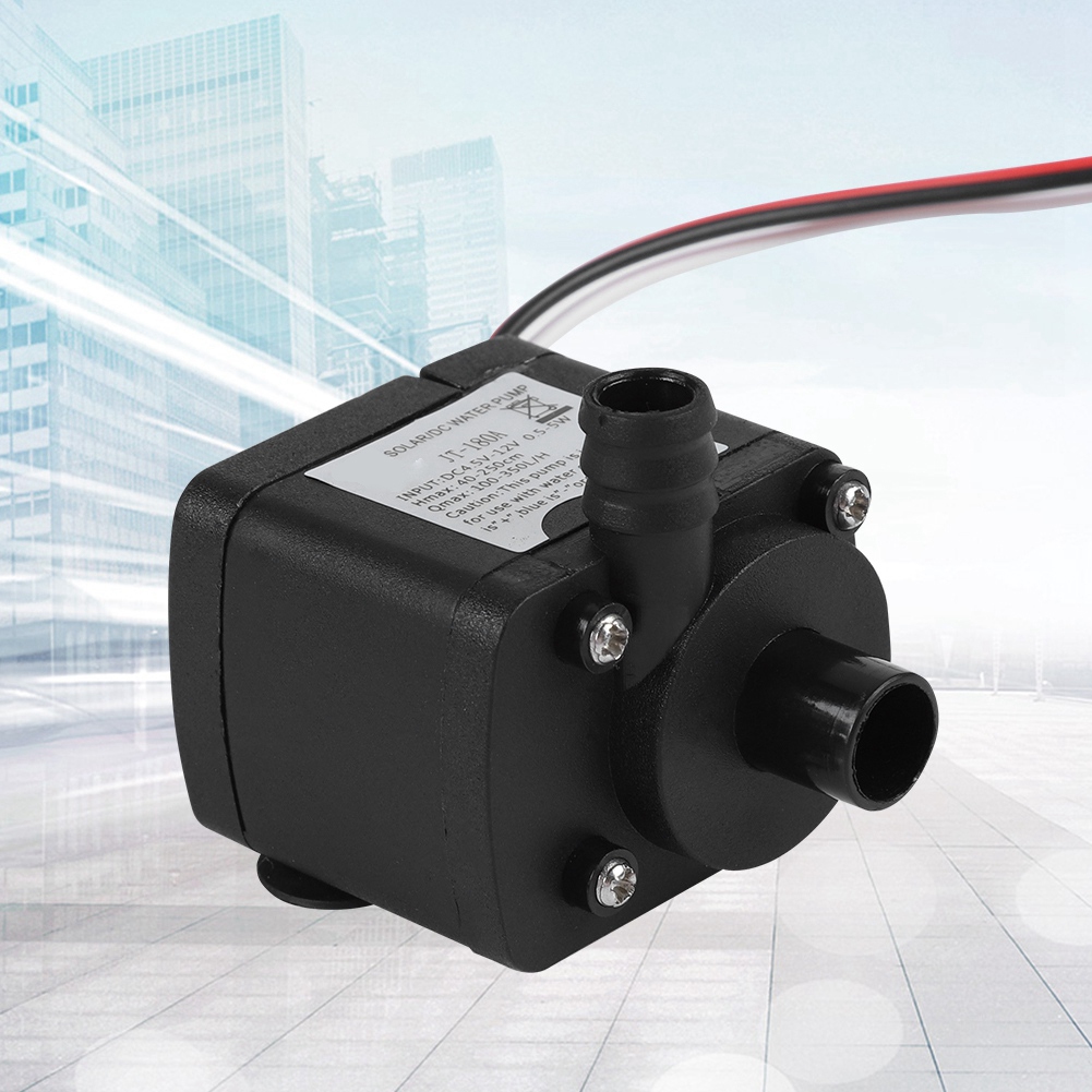 Garosa 12V DC Mini cho máy tính để bàn Máy bơm làm mát nước CPU điện áp cao 300L/H Tản nhiệt mini Hệ thống làm mát tốc độ cao 1800 r/m Giá 188,000 Đồng*Miễn phí vận chuyển