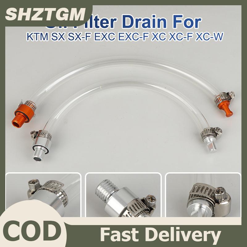 SHZTGM Phụ kiện xe máy lọc dầu cống cho KTM SX SX-F EXC-F XC XC-F XC-W TPI Sáu Ngày 125 250 300-530 1998-2024 ống dầu