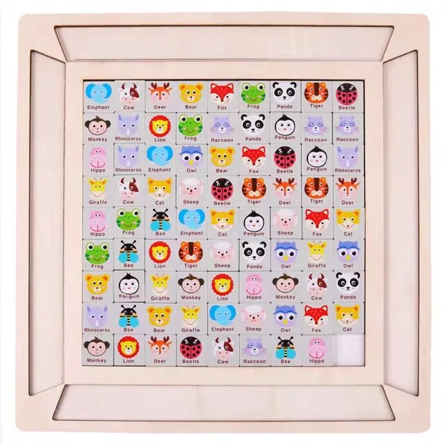Monteliso Toy Pair And Touch Game Kindergarten Logical Thinking Training Education Puzzle Xiaole Children39;s Wooden Toys