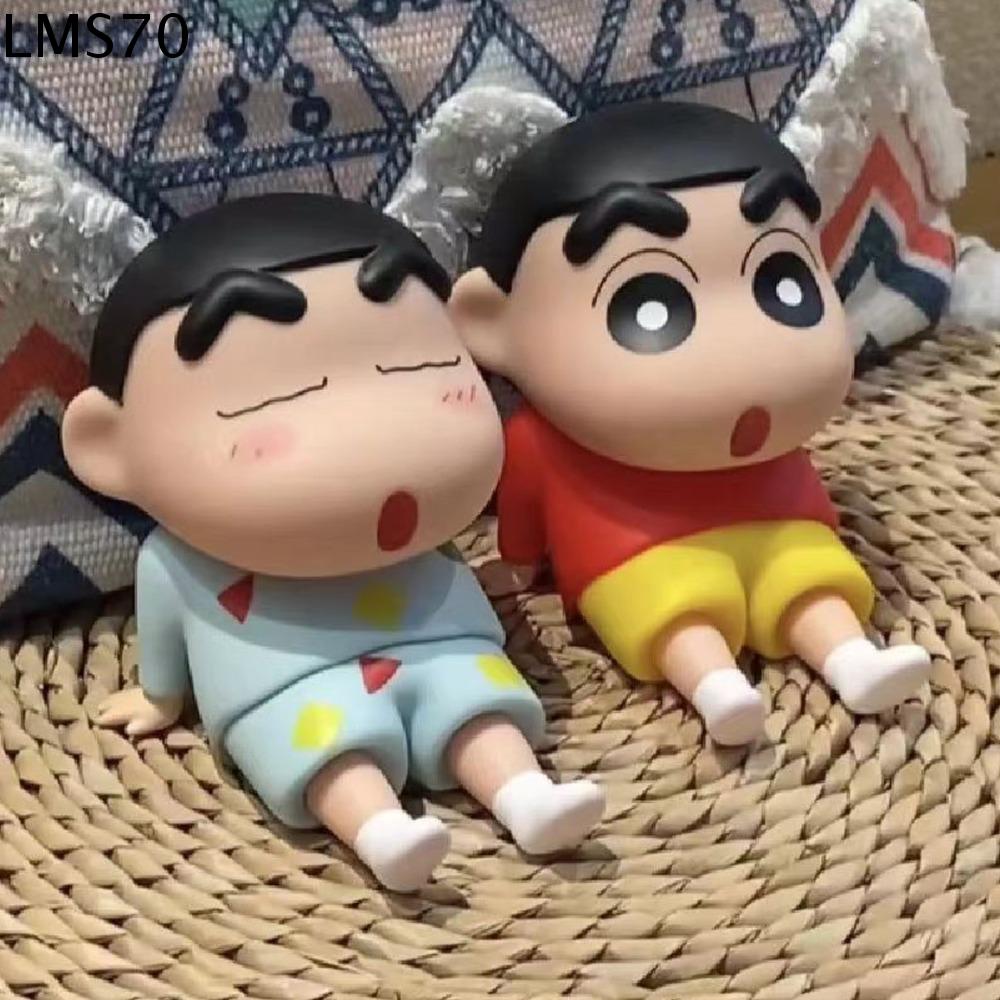 LMS70 Shin-Chan bút chì màu Giá đỡ điện thoại sáng tạo Nhân vật Búp bê PVC Giá đỡ điện thoại di động Giá đỡ điện thoại thông minh Hoạt hình Phụ kiện điện thoại
