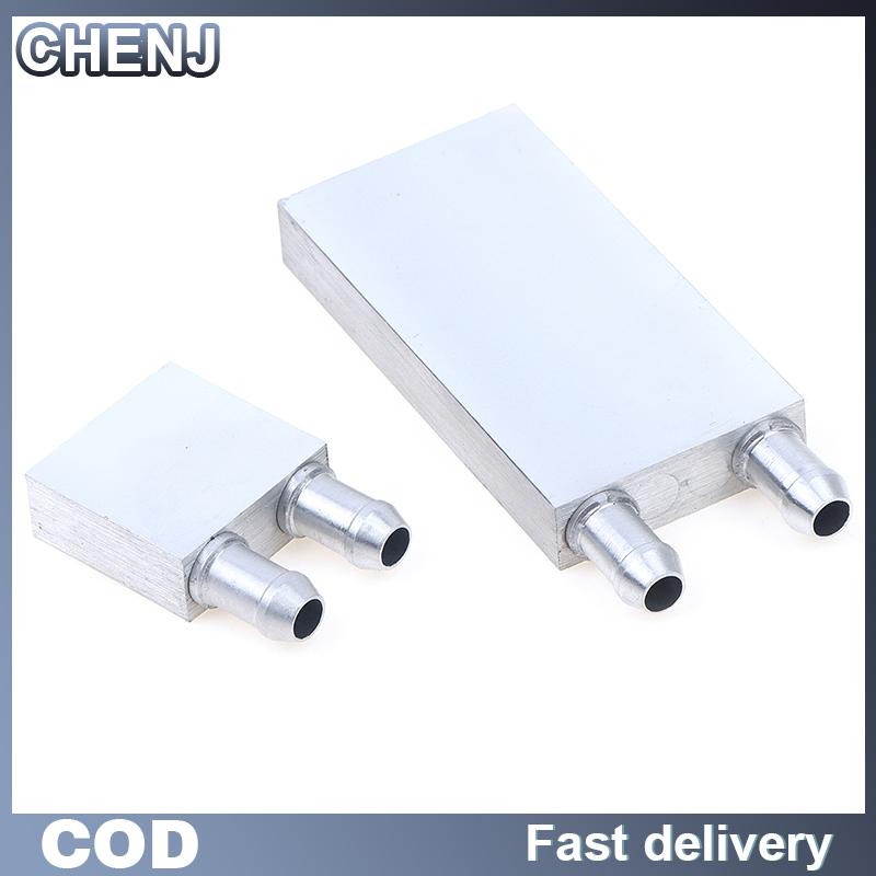 CHENJ For Liquid Water Cooler Heat Sink System Primary Aluminum Water Cooling Block For PC Laptop CPU Newest ราคา 55 บาท*ส่งฟรี