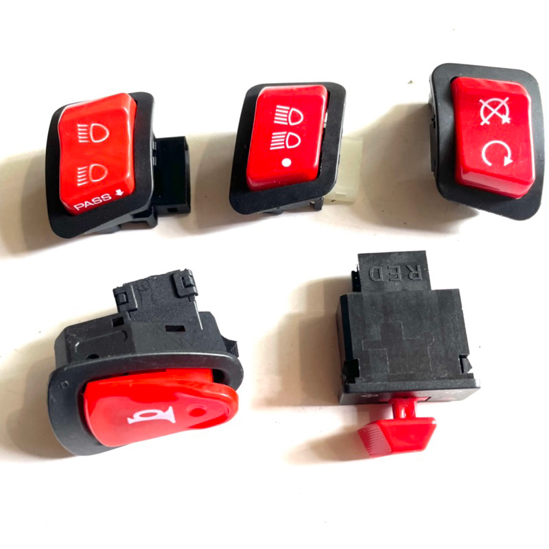 Công Tắc Đỏ Honda Lắp Tất Cả Các Xe Honda Còi, Đề, Passing, Xi Nhan, Tắt Máy