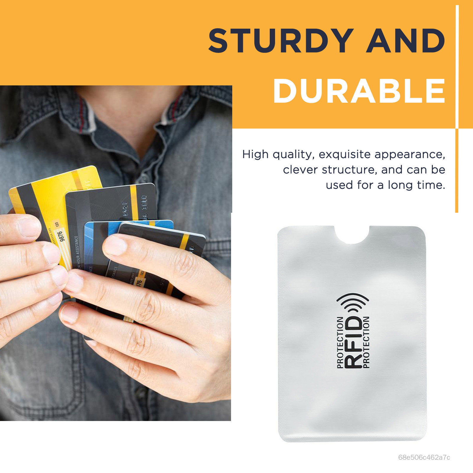 anti rfid credit debit card sleeves valonic set of 6 blocking - transparent front, Protector sleeve for wallet Beware of imitations that arent made by Identity Stronghold RFID Blocking Credit Card Sleeves
