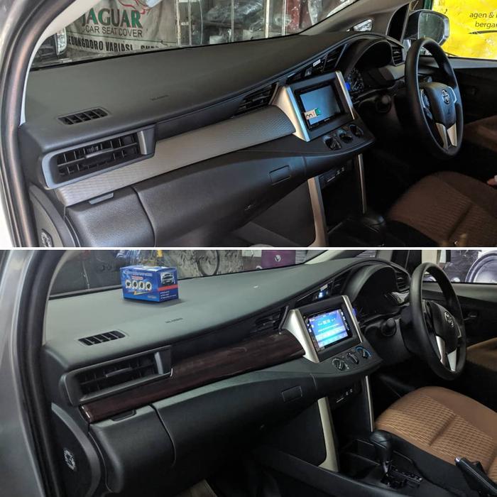 PAKET WOOD PANEL DASHBOARD PNP INNOVA REBORN G V 2016-2023-LULASHOP58 Harga 14,020,000 rupiah*Gratis Ongkir