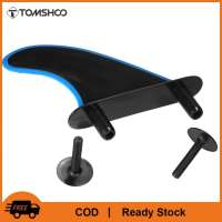 TOMSHOO Fesjoy คุณภาพสูง 4.5 นิ้ว Surf Fins พร้อมสกรูสำหรับนุ่มกระดานโต้คลื่นเปลี่ยน 3 ชิ้นท่องอุปกรณ์เสริม (ประเภท 1)