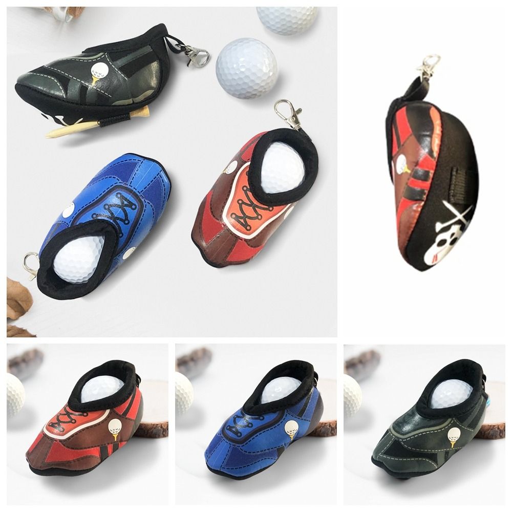 WPG0246 Thiết kế giày thể thao Túi đeo hông chơi gôn giày mini Giá đỡ chữ t Khối Màu Túi đựng Golf Bền Di động Túi đựng bóng Golf mini Vật tư Phụ kiện chơi gôn
