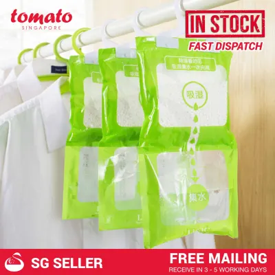 [FAST DISPATCH] Hanging Wardrobe Desiccant Pack / Dehumidifier Bag / Silica Gel / Clothes Protection / Moisture Absorbent Absorption - 1 Pack