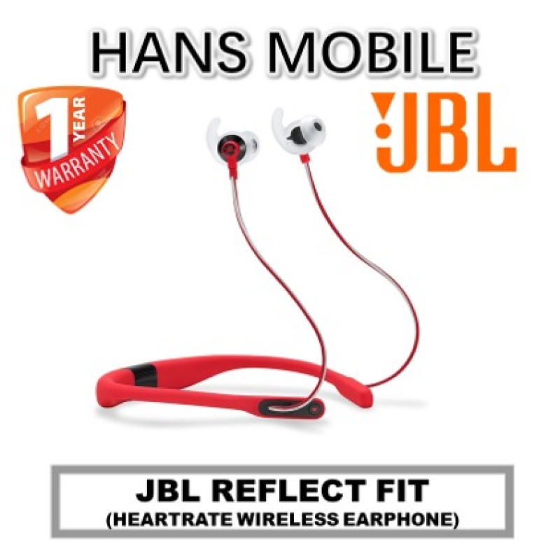 JBL REFLECT FIT (HEART RATE WIRELESS EARPHONE) - HANS MOBILE - BLUE/RED/ORANGE - 1 YEAR WARRANTY Singapore