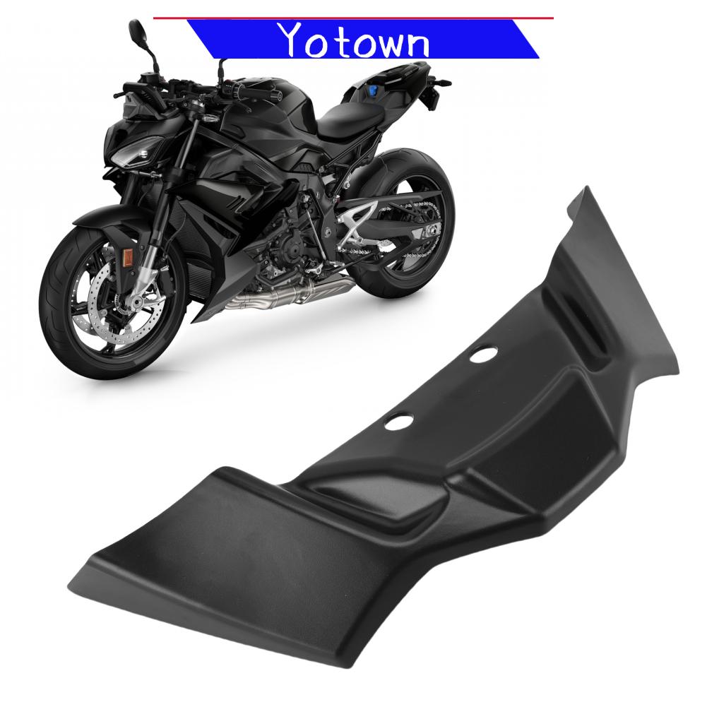 Yotown Cánh lướt gió phía trước xe máy Fabater Khí động lực học Cánh gió trần làm lệch hướng Lực ép xuống Cánh lướt gió phía trước Thay thế cho S1000R 2021-2024 cho M1000R 2023-2024 (Đen mờ)