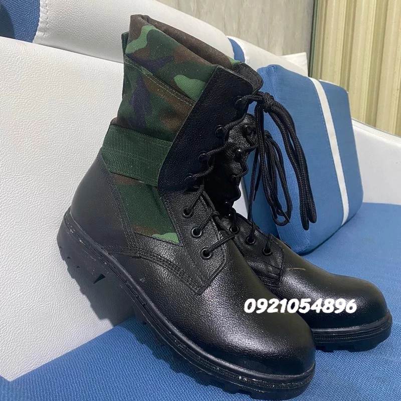 Giầy ghệt da namk20 cao cổ hàng cao cấp chuẩn da bò xịn loại 1, Giày bốt da nam
