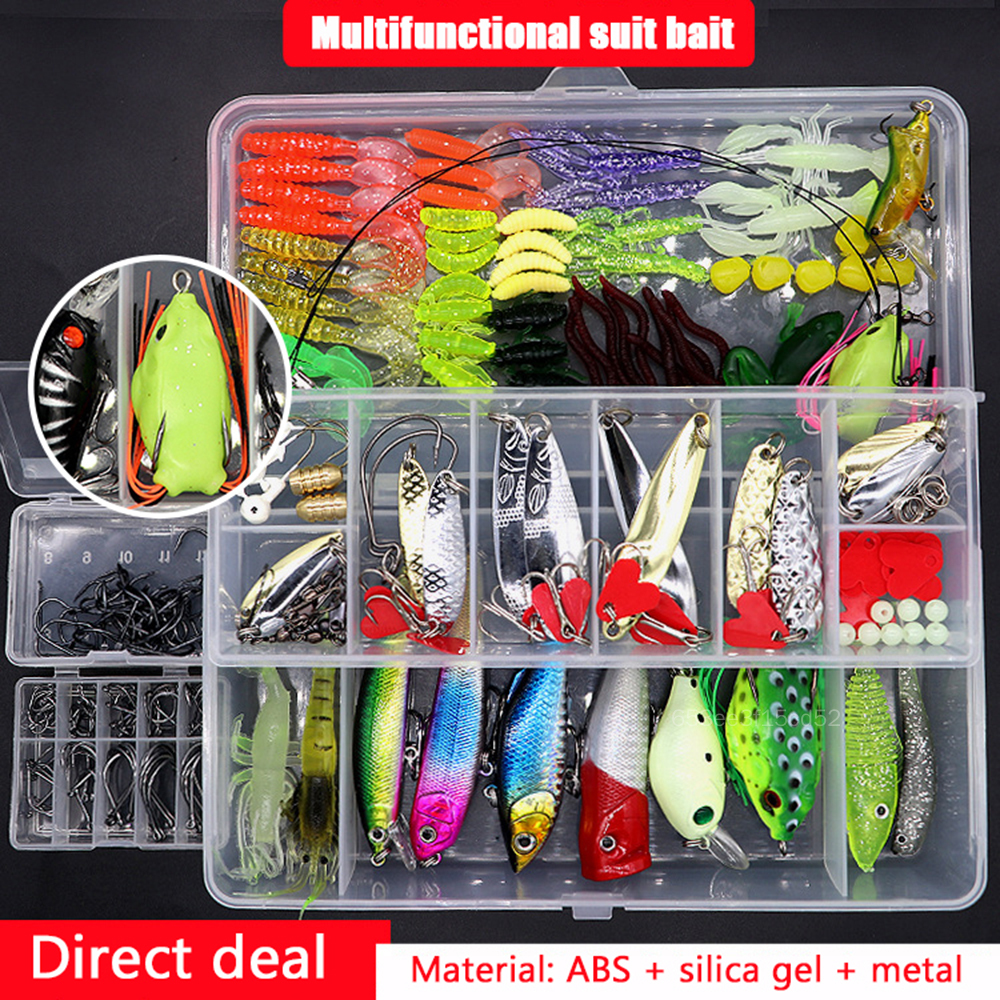 75Pcs/35Pcs Fishing Soft Lure Micro-Object Set Metal Jig Head Hook