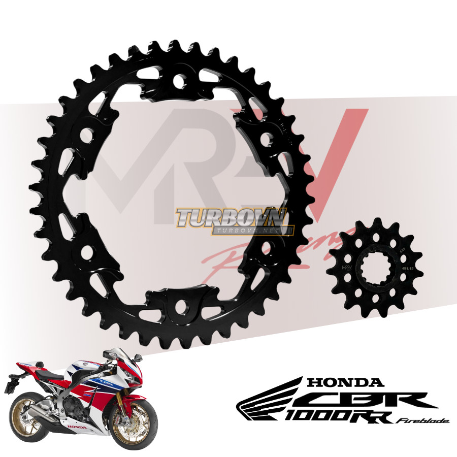 Nhông Sên Dĩa MREV cho xe Honda CBR1000RR đời (2012 - 2016) (N-431, D-431) Giá 2,849,000 Đồng*Miễn phí vận chuyển