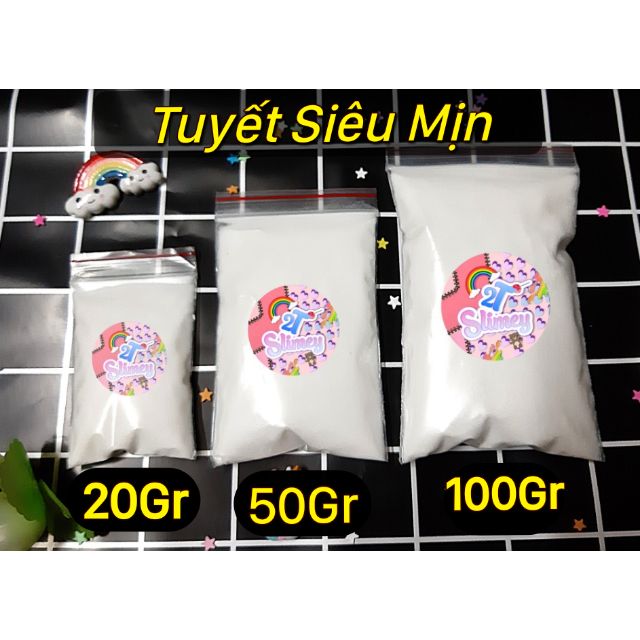 Tuyết Nhân Tạo Siêu Mịn Nguyên Liệu Làm Slime Mây